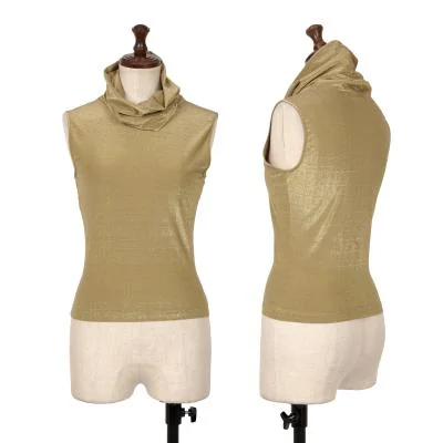 MOSCHINO Rayon Poly Glitter Sleeveless Shirt
