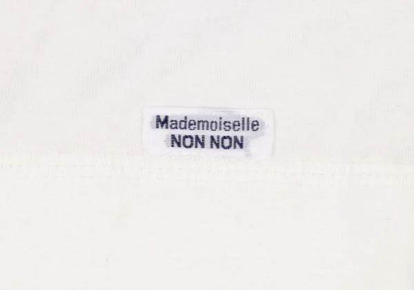 マドモアゼルノンノンMademoiselle NON NON チェック切替Tシャツ