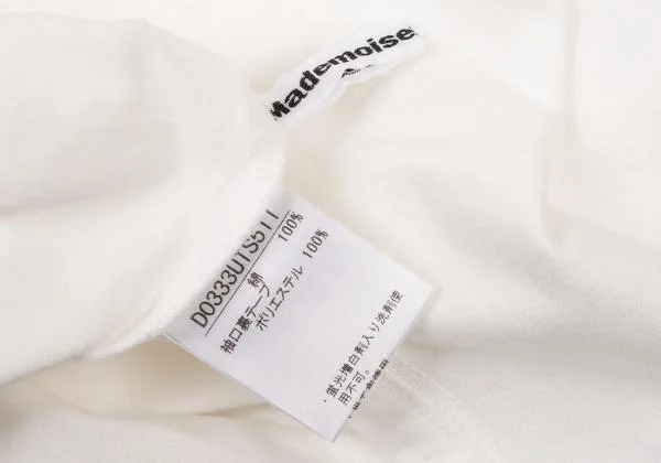 ★大人気商品★ マドモアゼルノンノンMademoiselle NON チェック切替Tシャツ NON トップス