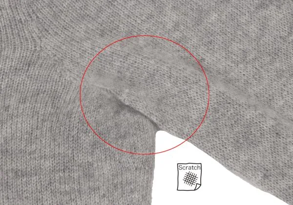 Lucien PellatFinet Skull Embroidery Cashmere Knit Sweater K-140009_005