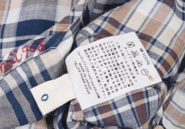 45rpm 45R umii908  Cotton Check Pullover Blouse K-140034_016