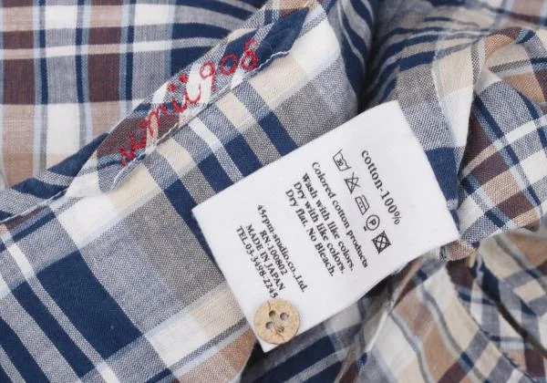 45rpm 45R umii908  Cotton Check Pullover Blouse K-140034_017