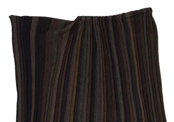 JURGEN LEHL Wool Silk Stripe Knit Skirt K-140035_003