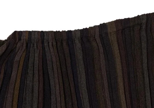 JURGEN LEHL Wool Silk Stripe Knit Skirt K-140035_004