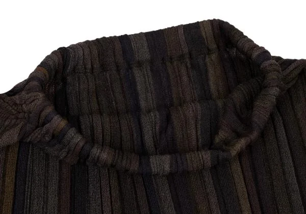 JURGEN LEHL Wool Silk Stripe Knit Skirt K-140035_005