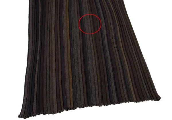 JURGEN LEHL Wool Silk Stripe Knit Skirt K-140035_006