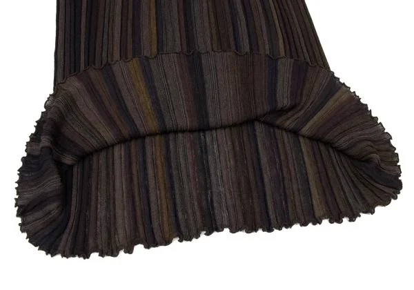 JURGEN LEHL Wool Silk Stripe Knit Skirt K-140035_008