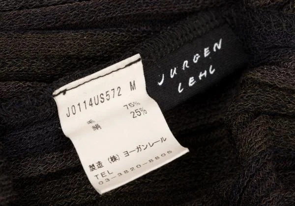 JURGEN LEHL Wool Silk Stripe Knit Skirt K-140035_013