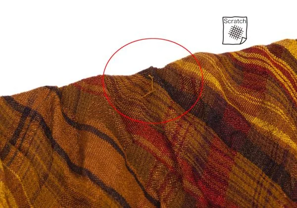 JURGEN LEHL Silk Bias Check Skirt K-140040_005