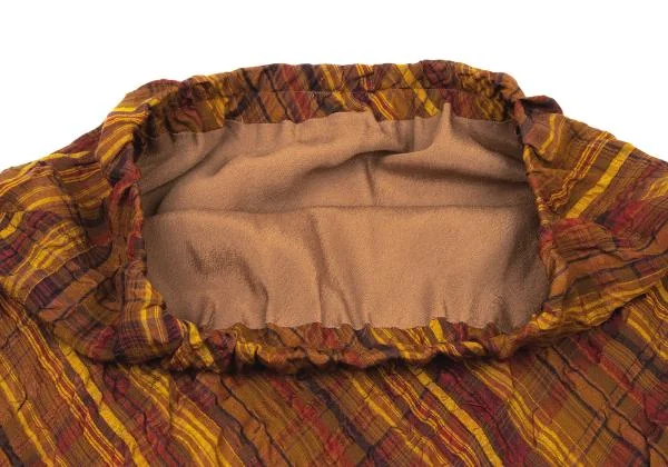 JURGEN LEHL Silk Bias Check Skirt K-140040_006