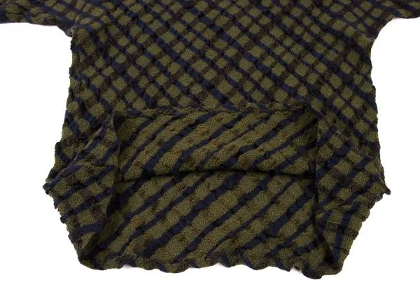 JURGEN LEHL Wool Bias Check T-shirt K-140051_012