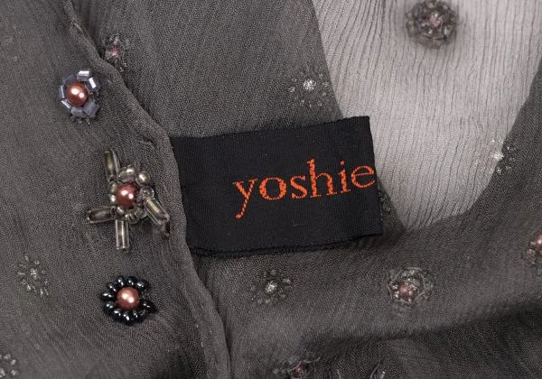 YOSHIE INABA Bijou Design See-through Stole K-140078_009