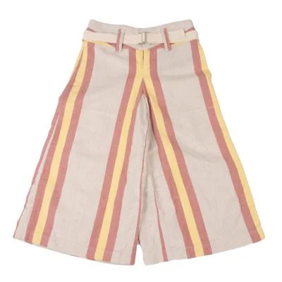ISSEY MIYAKE me Stripe Canvas Wide Pants