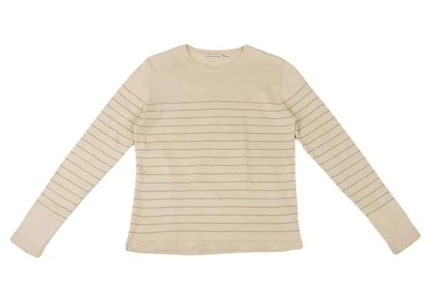 Mademoiselle NON NON Cotton Striped Knit Sweater K-140121_002