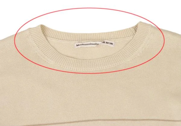 Mademoiselle NON NON Cotton Striped Knit Sweater K-140121_003