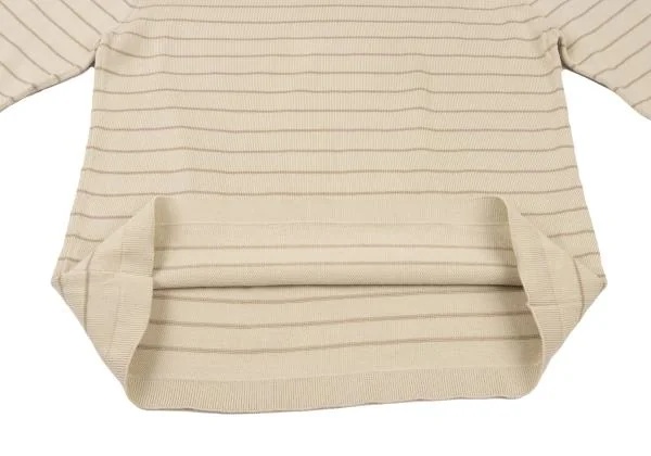 Mademoiselle NON NON Cotton Striped Knit Sweater K-140121_008
