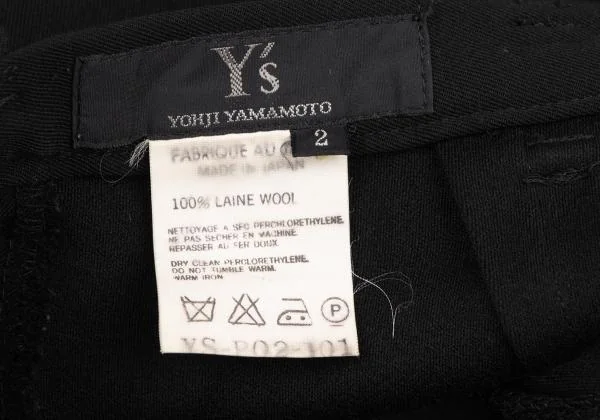 Y's Wool Gaba Straight Pants K-140135_012