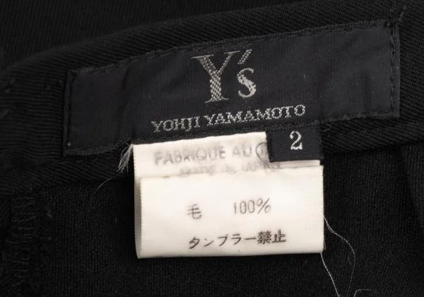 Y's Wool Gaba Straight Pants K-140135_013