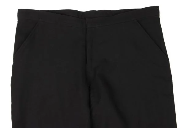 Y's Wool Gaba Hem Button Pants K-140136_002
