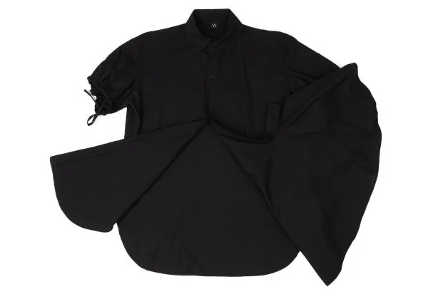 Y's Cotton Gather Sleeve Short Sleeve Blouse K-140145_012