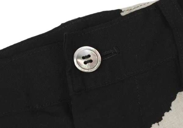 Y's Dot Pattern Rayon Wool Dropped Crotch Pants K-140147_003