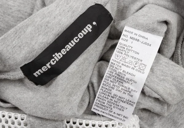 mercibeaucoup Mesh Pocket Short T shirt K-140162_011