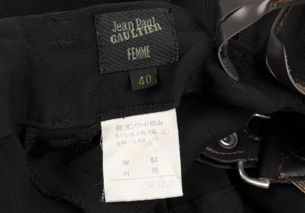 Jean Paul GAULTIER FEMME Rayon Blend Overall Pants K-140164_017