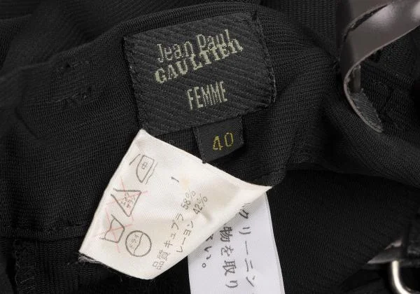 Jean Paul GAULTIER FEMME Rayon Blend Overall Pants K-140164_018