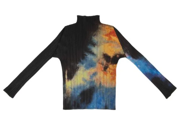 PLEATS PLEASE Gradient Print Turtleneck T shirt K-140176_002