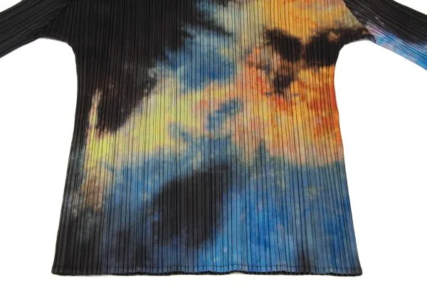 PLEATS PLEASE Gradient Print Turtleneck T shirt K-140176_008