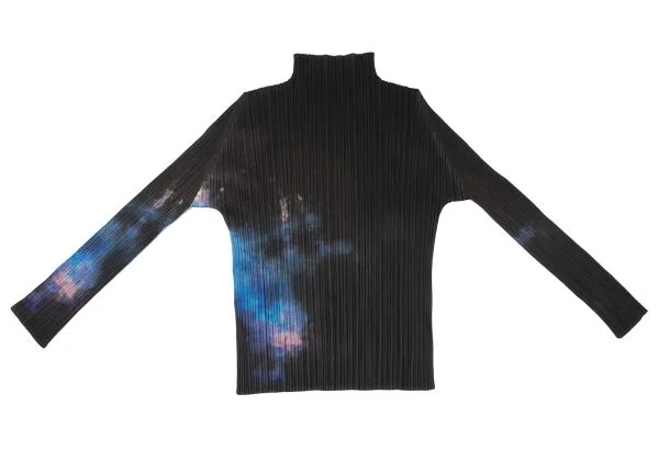PLEATS PLEASE Gradient Print Turtleneck T shirt K-140176_011