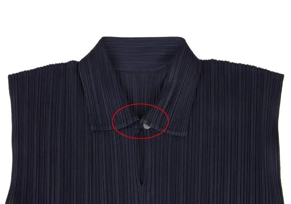 PLEATS PLEASE Pleated Sleeveless Shirt K-140180_006