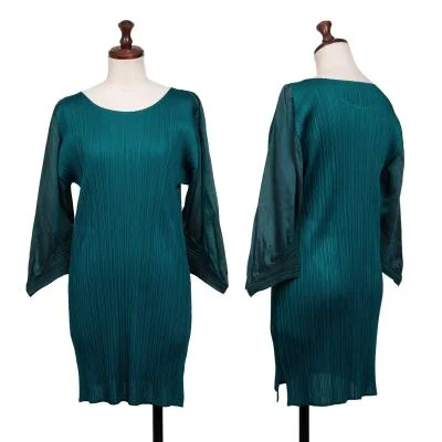 PLEATS PLEASE Switching Sleeves Tunic