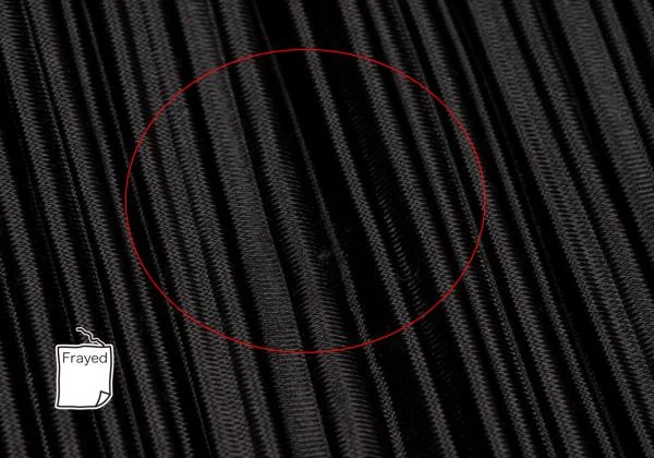 プリーツプリーズPLEATS PLEASE 裾超音波カッティングノースリーブワンピース 黒シルバー3 K-140192_007