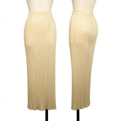 PLEATS PLEASE Pleated Long Skirt