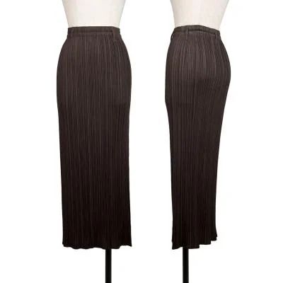 PLEATS PLEASE Pleated Long Skirt
