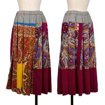 COMME des GARCONS Paisley Switching Skirt