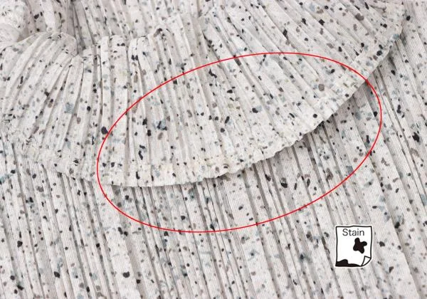 PLEATS PLEASE Marble Print Turtle Neck T Shirt K-140235_005