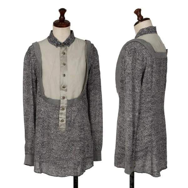 UNDERCOVER Layered Design Shirt Grey 2 K-140240_001