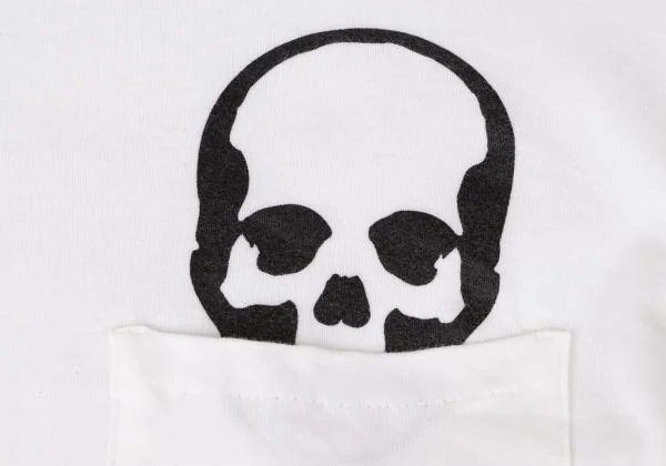 Lucien PellatFinet Chest Skull Print Long Sleeve T Shirt K-140249_007