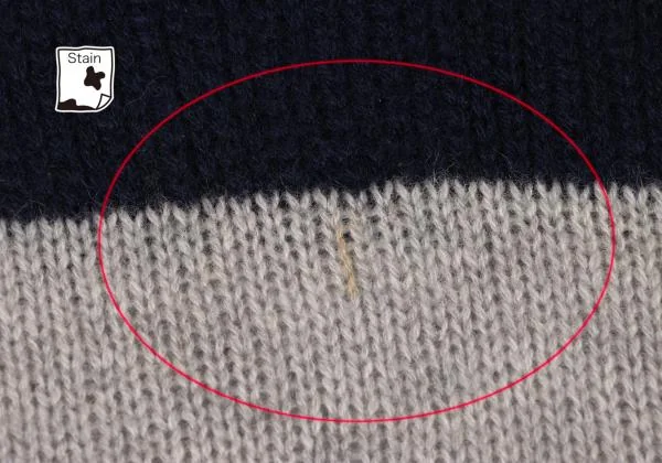 Lucien PellatFinet Cashmere Striped Skull Embroidery Knit K-140253_004