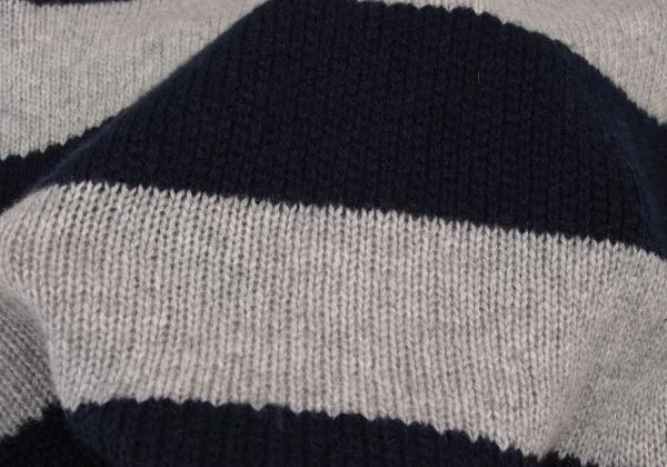 Lucien PellatFinet Cashmere Striped Skull Embroidery Knit K-140253_011