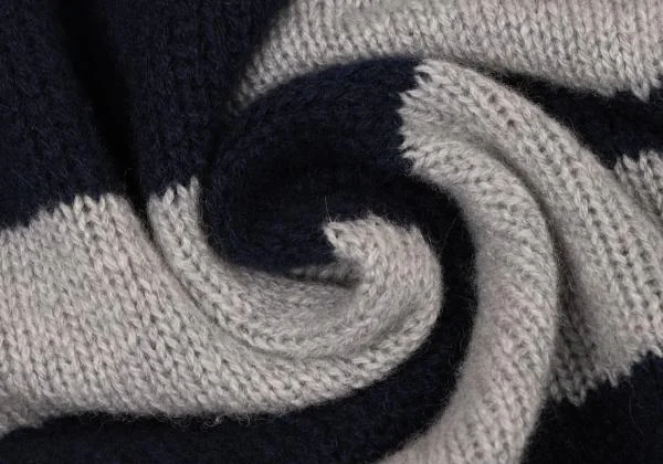 Lucien PellatFinet Cashmere Striped Skull Embroidery Knit K-140253_012