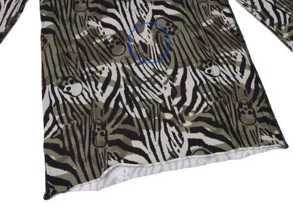 Lucien PellatFinet Cotton Camouflage Skull T shirt K-140255_007