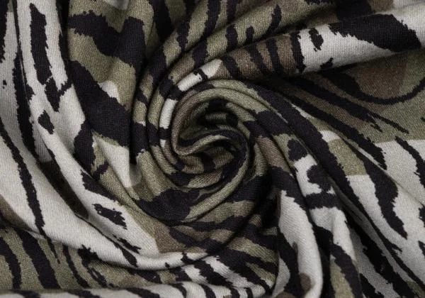 Lucien PellatFinet Cotton Camouflage Skull T shirt K-140255_012