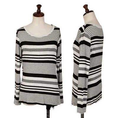 Yohji Yamamoto NOIR Glitter Stripe T Shirt