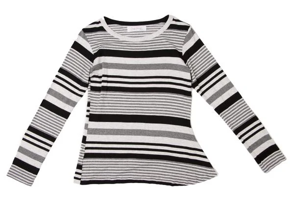 Yohji Yamamoto NOIR Glitter Stripe T Shirt K-140301_002
