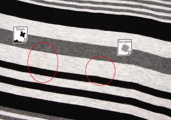Yohji Yamamoto NOIR Glitter Stripe T Shirt K-140301_004