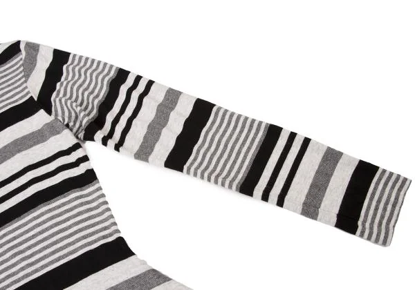 Yohji Yamamoto NOIR Glitter Stripe T Shirt K-140301_006