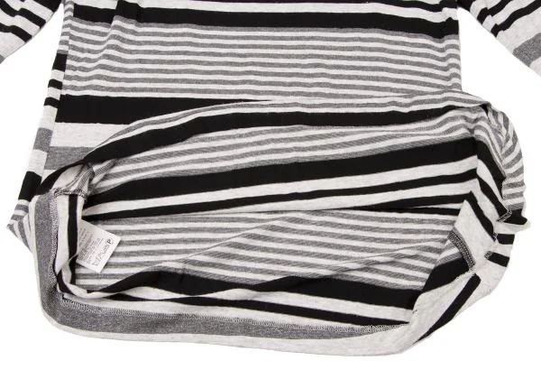 Yohji Yamamoto NOIR Glitter Stripe T Shirt K-140301_010